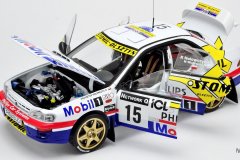Subaru Impreza Hołowczyc/Wisławski Rajd Wielkiej Brytanii 1997 - model Sun Star w skali 1:18
