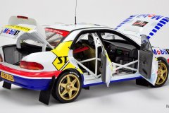Subaru Impreza Hołowczyc/Wisławski Rajd Wielkiej Brytanii 1997 - model Sun Star w skali 1:18