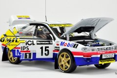 Subaru Impreza Hołowczyc/Wisławski Rajd Wielkiej Brytanii 1997 - model Sun Star w skali 1:18