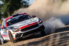28 POLONSKI Dariusz (POL), SITEK Lukasz (POL), Team Rallytechnology, Abarth 124 Rally, action during the 2020 Rally Liepaja, 2nd round of the 2020 FIA European Rally Championship, from August 14 to 16, 2020 in Liepaja, Latvia - Photo Thomas Fenetre / DPPI