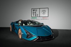 Lamborghini Sián Roadster w Muzeum Lamborghini