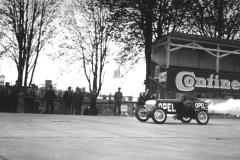 Opel Rak 1, prowadzony przez Kurta Volkharta. Wiosna 1928