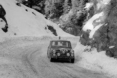 Paddy Hopkirk i Henry Liddon, Mini Cooper S, Rajd Monte Carlo 1964