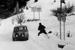 Paddy Hopkirk i Henry Liddon, Mini Cooper S, Rajd Monte Carlo 1964