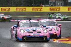 Porsche 911 GT3 Cup, BWT Lechner Racing (#3), Dylan Pereira (L), BWT Lechner Racing (#2), Ayhancan Güven (TR), Porsche Mobil 1 Supercup 2021, Spa-Francorchamps (B)