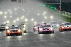Start, Porsche 911 GT3 Cup, Team GP Elite (#25), Larry ten Voorde (NL), BWT Lechner Racing (#3), Dylan Pereira (L), Team GP Elite (#24), Max van Splunteren (NL), Porsche Mobil 1 Supercup 2021, Spa-Francorchamps (B)