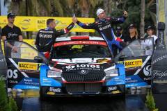 WRC Rajd Hiszpanii 2021 Kajetan Kajetanowicz / Maciej Szczepaniak Skoda Fabia Rally 2 evo WRC3