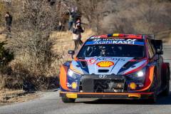 2022 FIA World Rally ChampionshipRound 01, Rallye Monte-Carlo20-23 January 2022Thierry Neuville, Martijn Wydaeghe, Hyundai i20 N Rally 1Photographer: Dufour FabienWorldwide copyright: Hyundai Motorsport GmbH