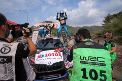 Kajetan Kajetanowicz i Maciej Szczepaniak wygrali Rajd Turcji 2020 w WRC3