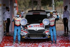 Kajetan Kajetanowicz i Maciej Szczepaniak wygrali Rajd Turcji 2020 w WRC3