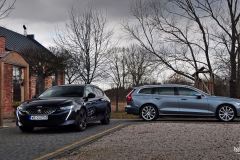 Łoś kontra lew. Volvo V60 B4 kontra Peugeot 508 SW GT 1.6 – test