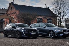 Łoś kontra lew. Volvo V60 B4 kontra Peugeot 508 SW GT 1.6 – test