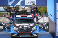 WRC Rajd Akropolu 2021: Kajetan Kajetanowicz i Maciej Szczepaniak Skoda Fabia Rally 2 evo