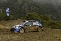 WRC Rajd Akropolu 2021: Kajetan Kajetanowicz i Maciej Szczepaniak Skoda Fabia Rally 2 evo