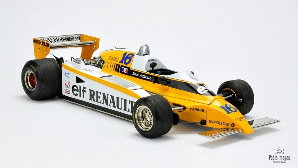 F1 Renault RE20 - model 1:18 Exoto
