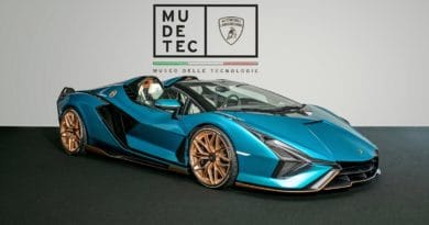 Lamborghini Sián Roadster w Muzeum Lamborghini