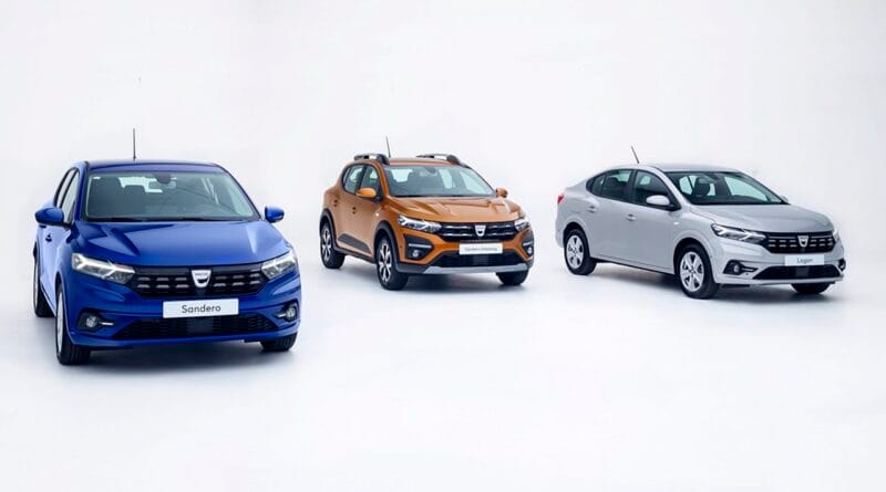 Nowa Dacia Sandero, Sandero Stepway i Logan