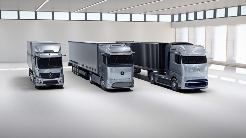 Elektryczne ciężarówki Mercedes-Benz: eActros, eActros LongHaul i GenH2 Truck