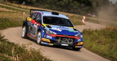 Jari Huttunen i Mikko Lukka (Hyundai i20 R5) zwyciężają w Rajdzie Śląska, RSMP 2020, foto: RSMP.pl