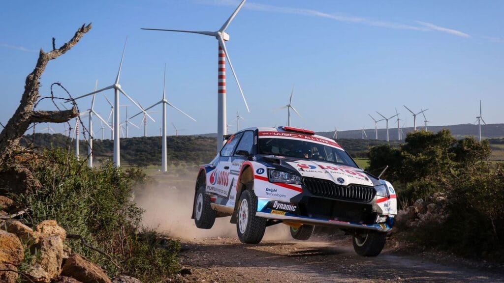 Kajetan Kajetanowicz i Maciek Szczepaniak, WRC3, Rajd Sardynii 2020