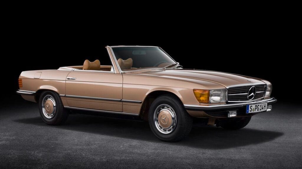 Mercedes-Benz SL serii R 107 ma 50 lat