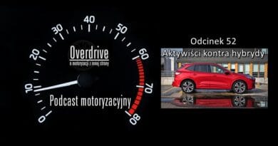 Podcast motoryzacyjny Overdrive | Odcinek 52 | Aktywiści kontra hybrydy