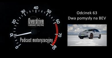 Podcast motoryzacyjny Overdrive | Odcinek 63 | Dwa pomysły na BEV