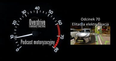 Podcast motoryzacyjny Overdrive | Odcinek 70 | Elitarna elektryfikacja