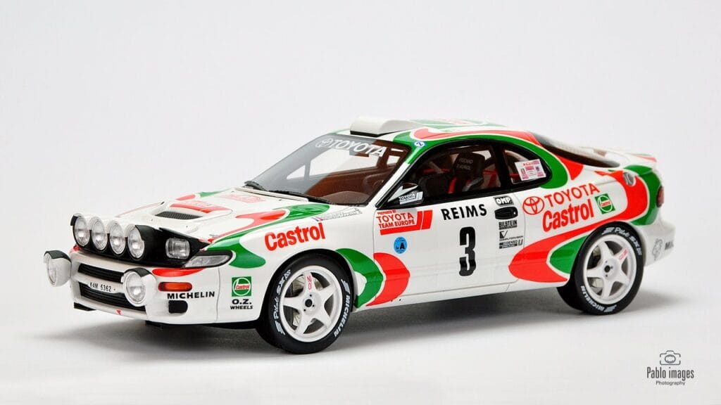 Toyota Celica Turbo 4WD ST185 Monte Carlo 1993 Auriol/Occelli - model w skali 1:18 OttOmobile