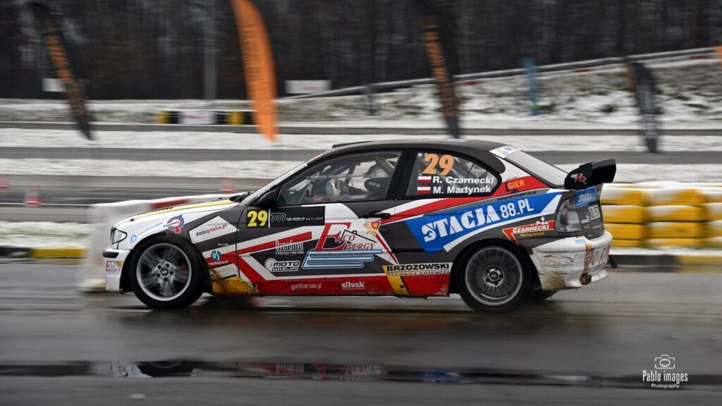 Tor Modlin Rally Show 2021 - Robert Czarnecki, Mateusz Martynek, BMW M3 Compact