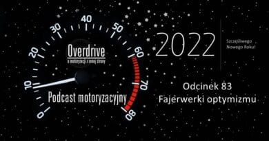 Podcast motoryzacyjny Overdrive | Odcinek 83 | Fajerwerki optymizmu