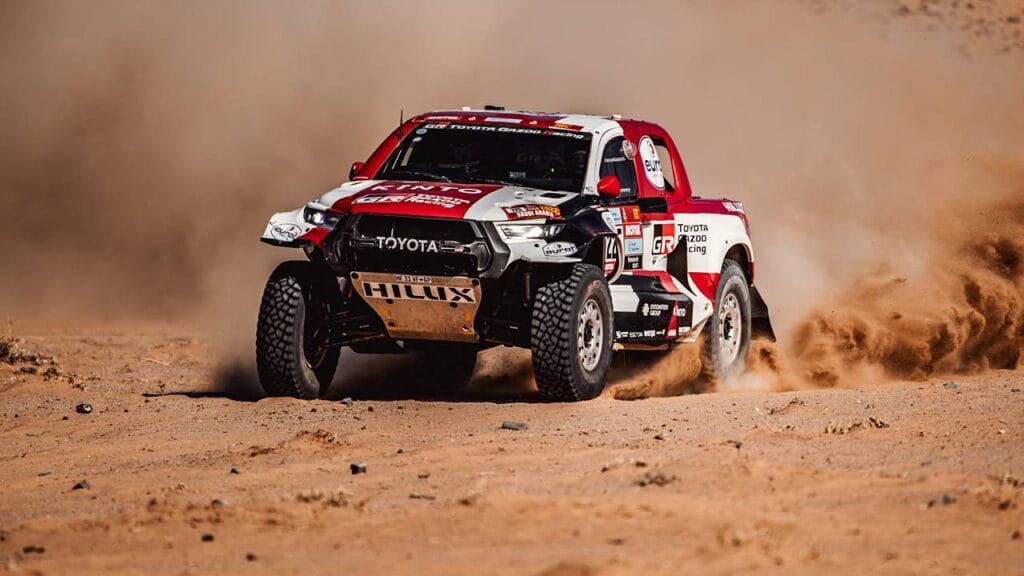 TOYOTA GR DKR Hilux T1+ załogi Al-Attiyah/Baumel wygrała Rajd Dakar 2022