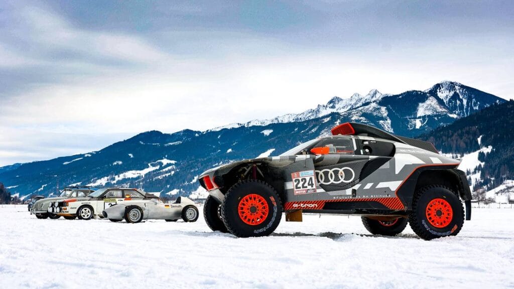 Ken Block testował zimą Audi RS Q e-tron