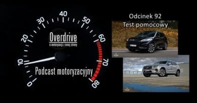 Podcast motoryzacyjny Overdrive | Odcinek 92 | Test pomocowy
