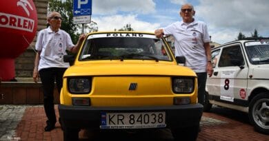 Sobiesław Zasada i Longin Bielak Maluchem do Turynu