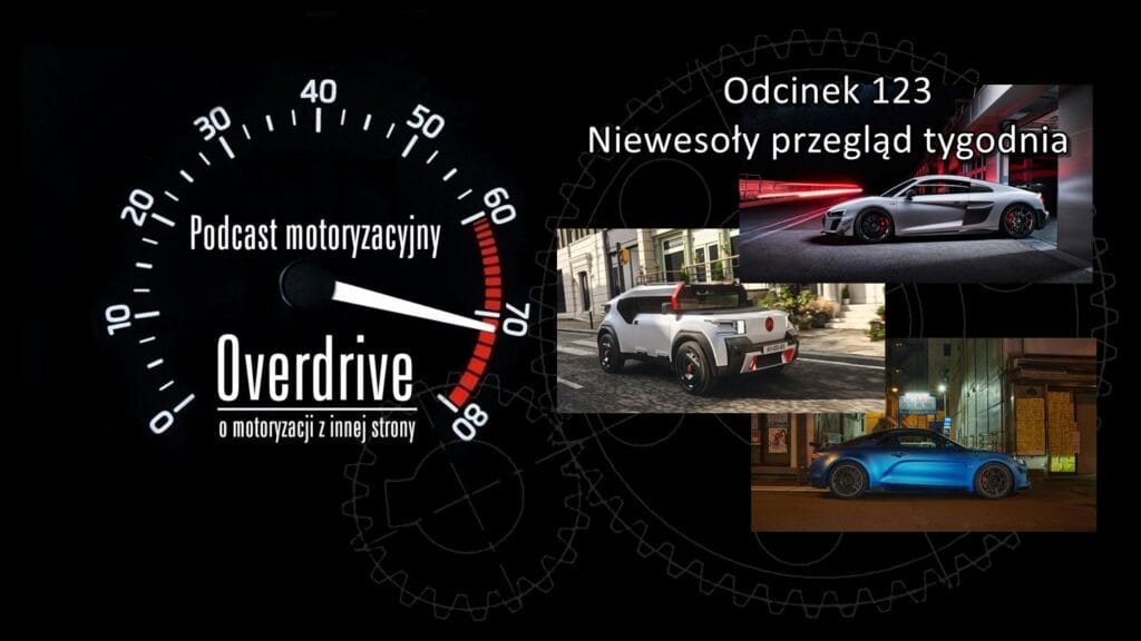 Podcast motoryzacyjny Overdrive | Odcinek nr 123 | Niewesoły przegląd tygodnia