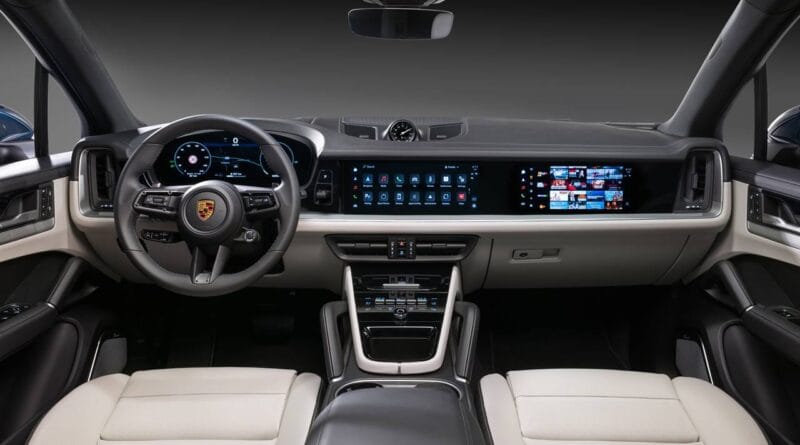 Wnętrze nowego Porsche Cayenne
