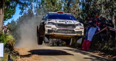 WRC Rajd Chile 2023, Kajetan Kajetanowicz / Maciej Szczepaniak Skoda Fabia RS Rally2