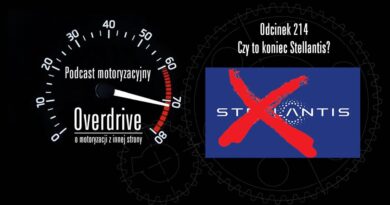Podcast motoryzacyjny Overdrive | Odcinek 214 | Czy to koniec Stellantis?