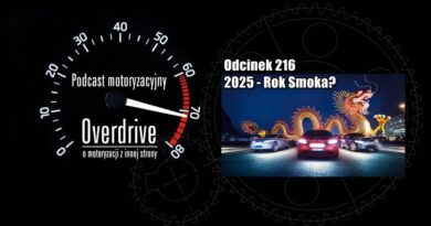Podcast motoryzacyjny Overdrive | Odcinek 216 | 2025 - Rok Smoka?
